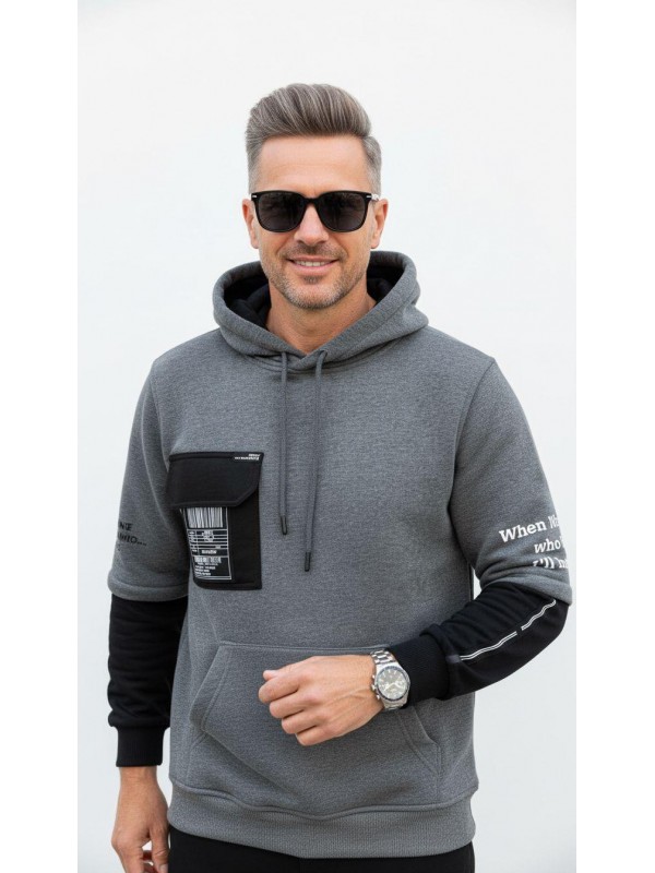 Erkek Kapüşonlu Sweatshirt