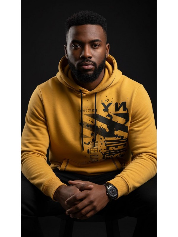 Erkek Kapüşonlu Sweatshirt