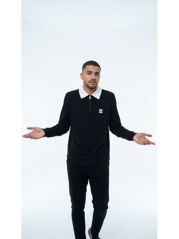 Erkek Yarım Fermuar Sweatshirt